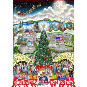 75 Years of Toys for Tots by Charles Fazzino