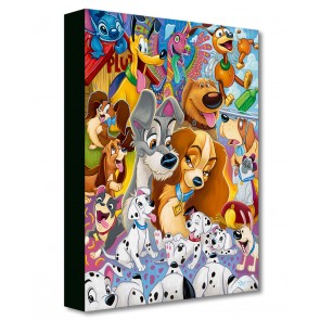 Treasures on Canvas: So Many Disney Dogs by Tim Rogerson