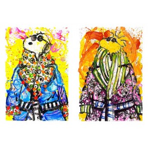 Wearing Jim Dine Suite: Matched-Numbered Suite of Two by Tom Everhart (Arabic)
