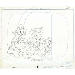 Eastern Airlines Commercial OPD: Donald Duck, Pig & Mad Hatter (17819)