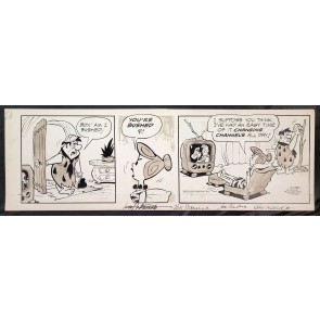 The Flintstones Daily Comic Strip Original Art 9/22/62 (17871)