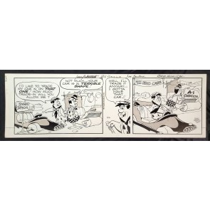 The Flintstones Daily Comic Strip Original Art 12/6/67 (17879)