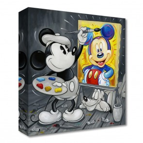 Treasures on Canvas: Mickey Paints Mickey by Tim Rogerson
