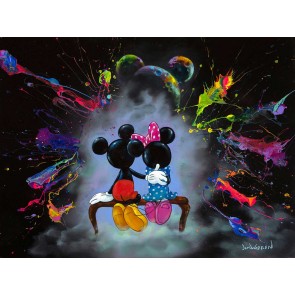 Mickey and Minnie Enjoy the View by Jim Warren