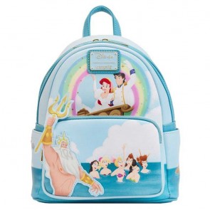 Loungefly Disney Little Mermaid Tritons Gift Mini Backpack