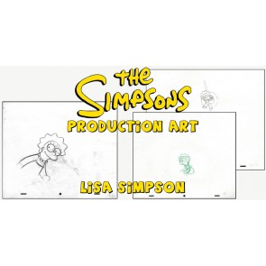 Lisa Simpson Original Production Drawings