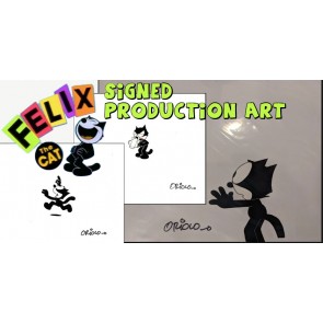 Felix the Cat Original Production Cel signed by Don Oriolo