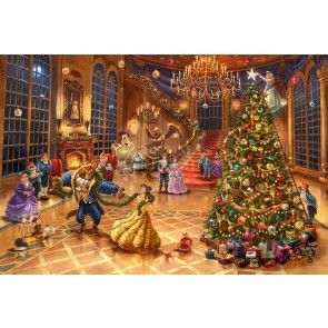 Beauty and the Beast Christmas Celebration by Thomas Kinkade Studios