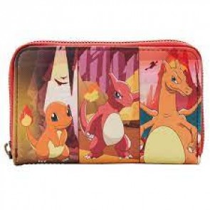 Loungefly Pokemon Charmander Evolutions Zip Around Wallet (PMWA0132)