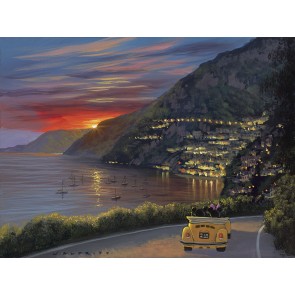 Riding Through Amalfi by Walfrido Garcia