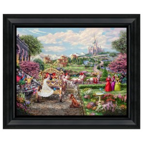 Thomas Kinkade Brushstroke Vignette: Cinderella Happily Ever After