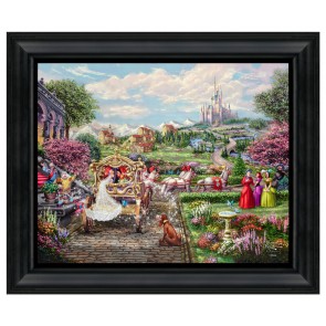 Thomas Kinkade Brushstroke Vignette: Cinderella Happily Ever After