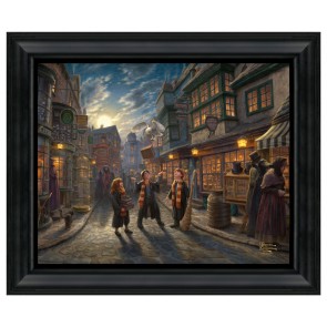 Thomas Kinkade Brushstroke Vignette: Harry Potter Diagon Alley