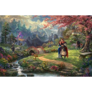 Disney Mulan Blossoms of Love by Thomas Kinkade Studios