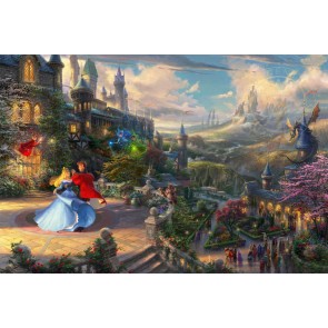 Disney Sleeping Beauty Dancing in the Enchanted Light by Thomas Kinkade Studios