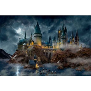 Harry Potter Hogwarts Castle by Thomas Kinkade Studios