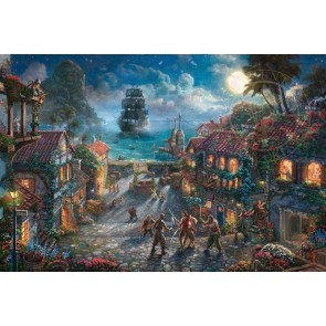 Disney Pirates of the Caribbean by Thomas Kinkade Studios