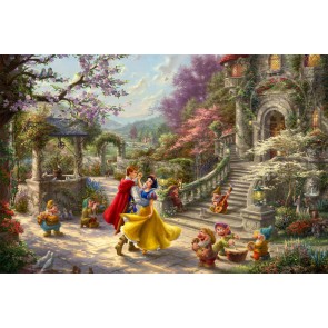 Disney Snow White Dancing in the Sunlight by Thomas Kinkade Studios