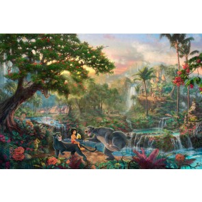 Disney The Jungle Book by Thomas Kinkade Studios
