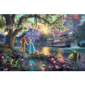 Disney The Princess and the Frog by Thomas Kinkade Studios