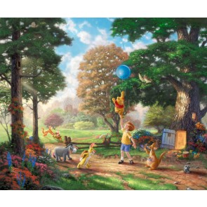 Disney Winnie the Pooh II by Thomas Kinkade Studios