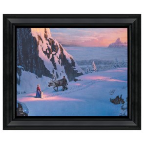 Thomas Kinkade Brushstroke Vignette: Frozen