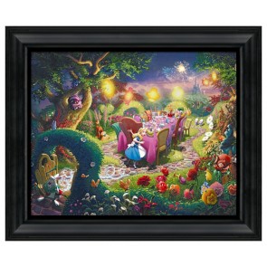 Thomas Kinkade Brushstroke Vignette: Mad Hatter's Tea Party