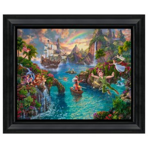 Thomas Kinkade Brushstroke Vignette: Peter Pan's Neverland