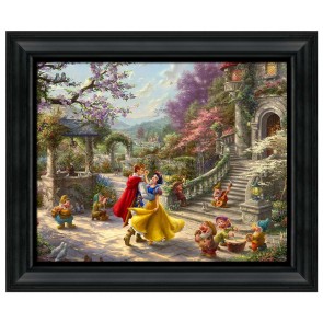 Thomas Kinkade Brushstroke Vignette: Snow White Dancing in the Sunlight