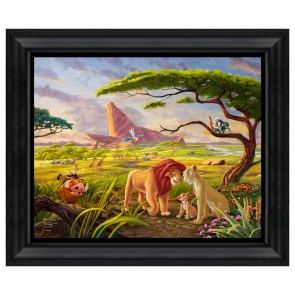 Thomas Kinkade Brushstroke Vignette: The Lion King Remember Who You Are