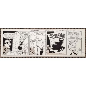 The Flintstones Daily Comic Strip 8/30/1967 (18702)