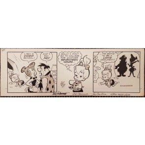 The Flintstones Daily Comic Strip 4/2/1964 (18704)
