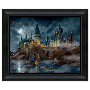 Thomas Kinkade Brushstroke Vignette: Harry Potter Hogwarts Castle