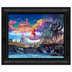 Thomas Kinkade Brushstroke Vignette: Hercules