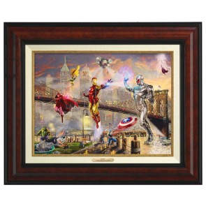 Kinkade Canvas Classics: Iron Man (Classic Burl Frame)