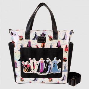 Loungefly Disney Villains Iridescent All-Over Print Convertible Backpack & Tote Bag