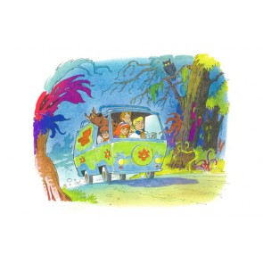 Haunted Forest - Scooby Mystery Machine by Bob Singer