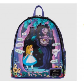 Loungefly Alice in Wonderland Tulgey Wood Lenticular Mini Backpack
