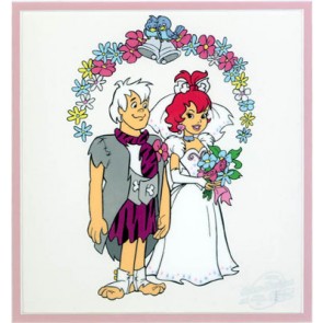 Pebbles and Bamm Bamm's Wedding Photo