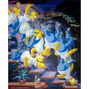 Homer Descending A Staircase