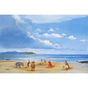 Pooh and Friends at the Seaside by Peter Ellenshaw