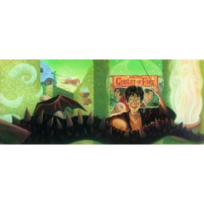 The Harry Potter Book Cover Art Series: Harry Potter and the Goblet of Fire 