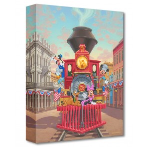 Treasures on Canvas: All Aboard Engine 25 by Manuel Hernandez