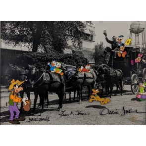 Walt's Stagecoach (Signed Marc Davis, Ollie Johnston, Frank Thomas)