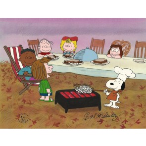 The Thanksgiving Feast by Bill Melendez