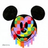 Pixel Drip Mickey by Tennessee Loveless