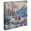 Kinkade Disney Minis: Beauty And The Beast's Winter Enchantment