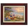 Kinkade Disney Canvas Classics: Donald and Daisy A Duck Day Afternoon