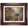 Kinkade Disney Canvas Classics: Mickey and Minnie In Paris