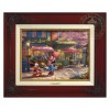 Kinkade Disney Canvas Classics: Mickey and Minnie Sweetheart Café